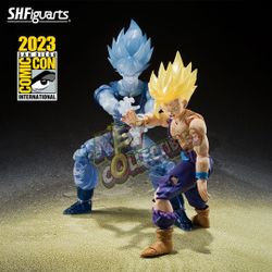 S.H.Figuarts 2023 SDCC Exclusive Dragon Ball Z Super Saiyan 2 Son Gohan Son Goku