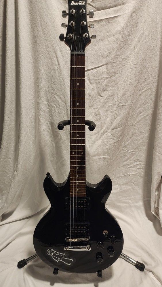 Ibanez Gio Ax Solid Body Electric Guitar with Chrome Stand