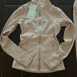 Lululemon Pink Rose Gold Zipper Define Woman’s Jacket
