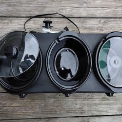 TRU Triple Slow Cooker 
