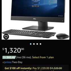 Dell  Optiplex 7470 All In One Touchscreen desktop