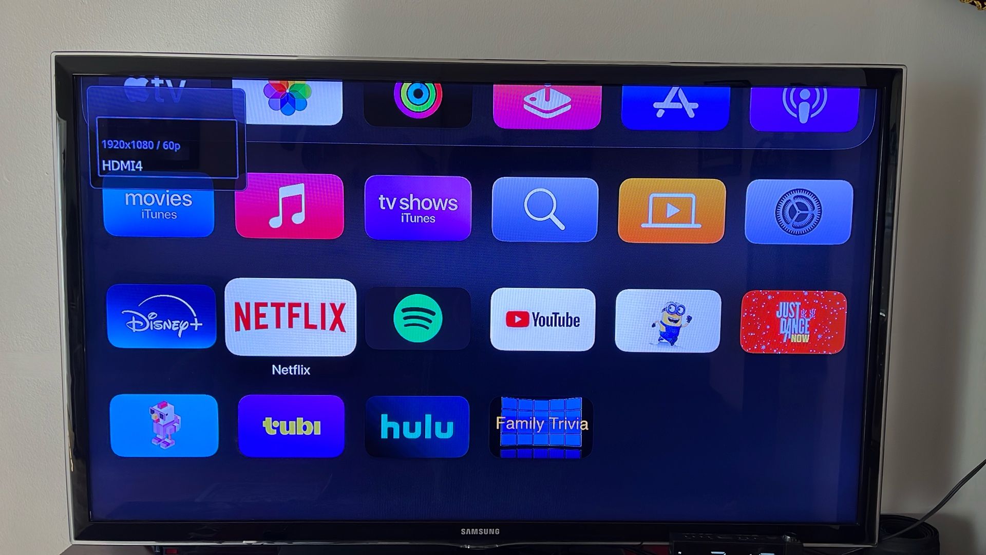 Samsung LED Smart TV.