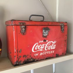 Antique Coke Cooler Rare Antique  Cool Coca Cola