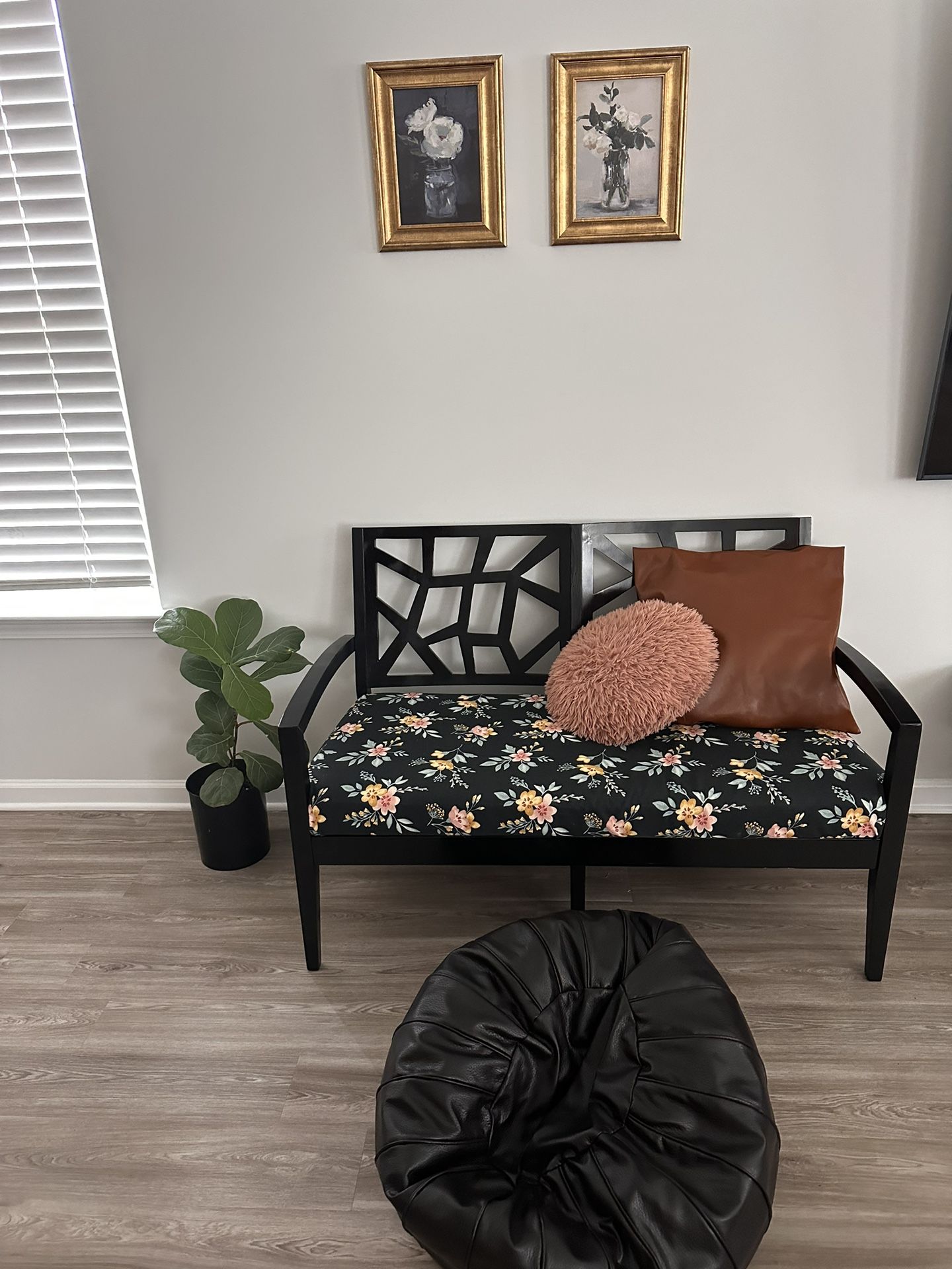Refurbished Floral Chair