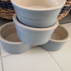 Set Of 4 Cermer  Ceramic Ramekins