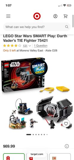 Lego star wars darth vaders tie fighter