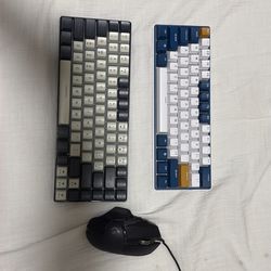 2 Gaming Keyboard with Logitech gaming mouse