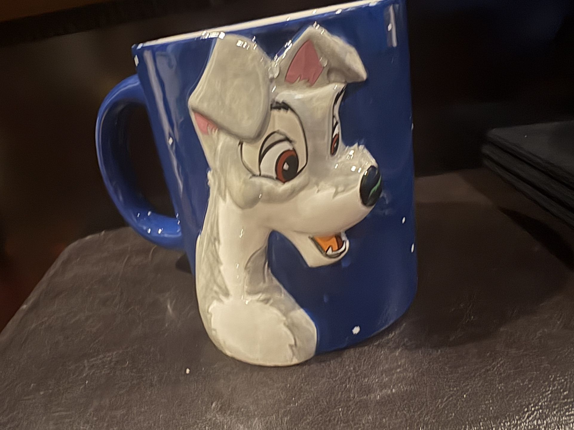 🐾 Disney Lady and the Tramp Mug – Tramp 3D Sculpted Ceramic by Silver Buffalo – 20 oz