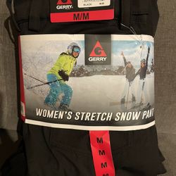 Brand New Gerry Womens Insulated Water Resistant Fleece Lined Snow Pants Size Medium