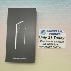SAMSUNG GALAXY S25 ULTRA 256GB UNLOCKED.  FREE SMARTWACH/ HEADPHONES. PAY $1 TODAY  REST IN  PAYMENTS.  NO  CREDIT NEEDED FINANCING     