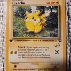 Pikachu with gold stamp