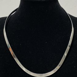 Vintage Signed Silpada 925 Sterling Silver Simple Collar Choker Cuff Necklace