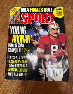 Sport Magazine July 1995 Aikman Steve Young Irvin NFL