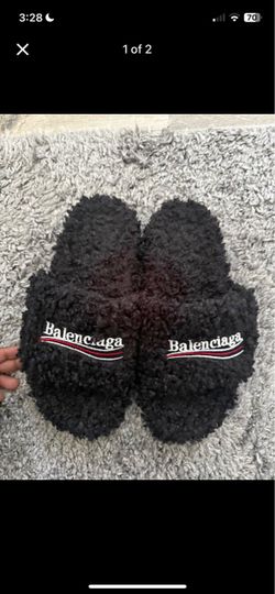 Black fur slides