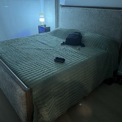 Brand new king bed with mattress and box springs