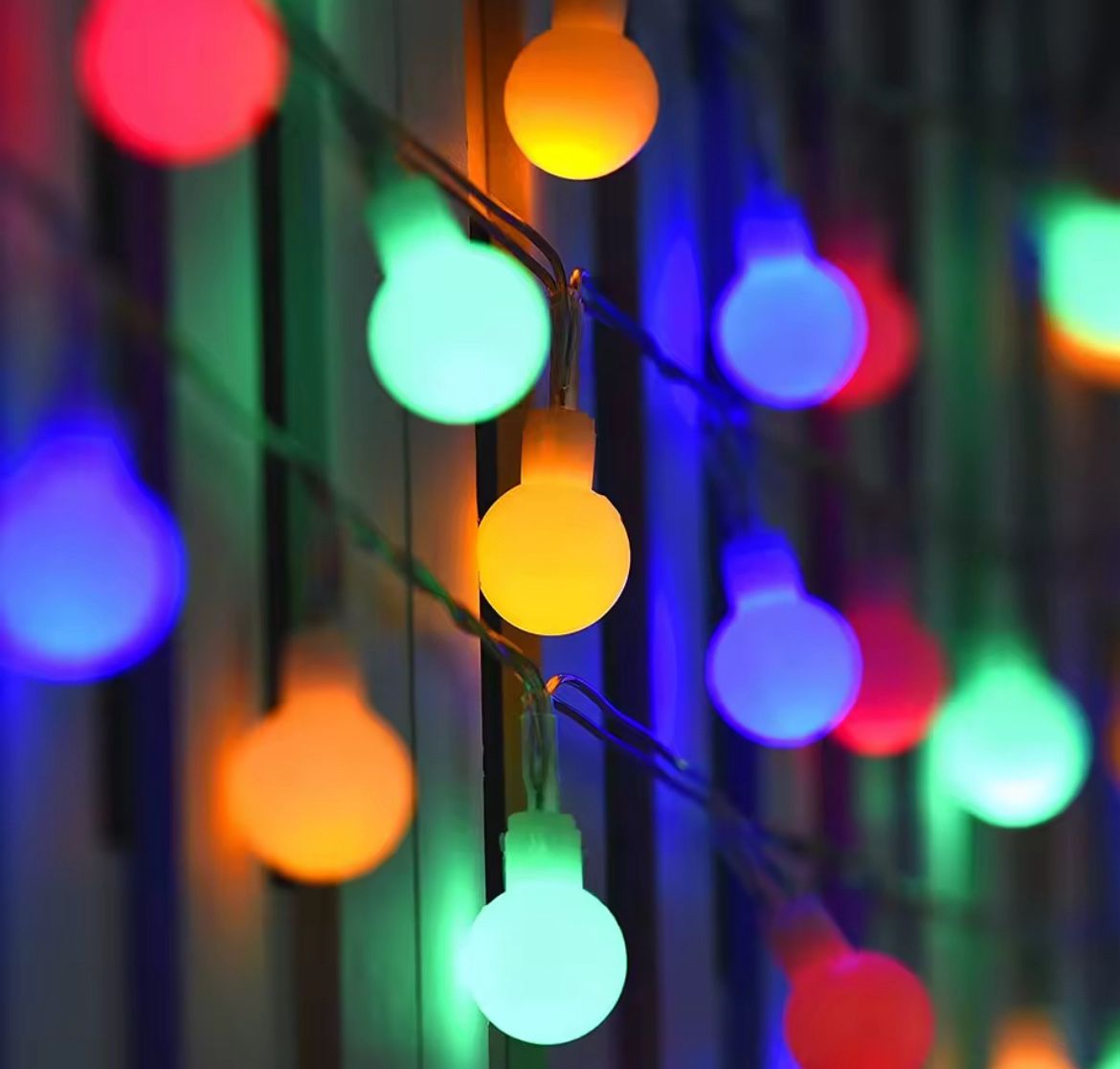 USB/Battery Power Ball LED String Lights Garland Lights Outdoor Lamp Wedding Garden Fairy Lights Decoration