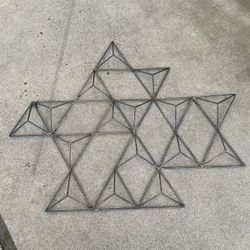 Geometric Outdoor Wall Decor
