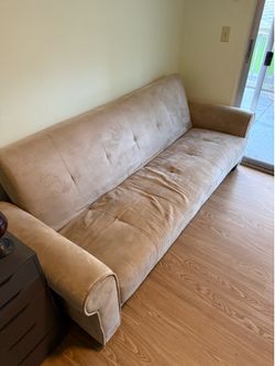 Fold down couch.