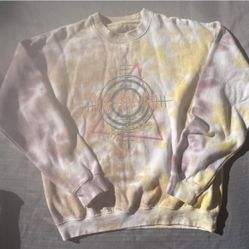 Vintage Def Leppard Hysteria Tie Dye Sweatshirt Logo Retro Band Crewneck 80’sMed