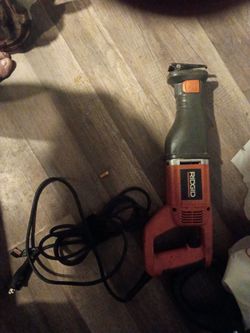 Ridgid reciprocating skill saw