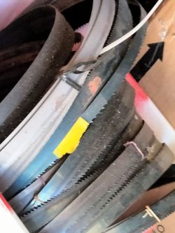 Miscellaneous band saw blades.. not sure size
