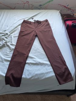 Fashion Nova mens brown suit pants