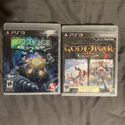 God Of War Collection And Bioshock PS3