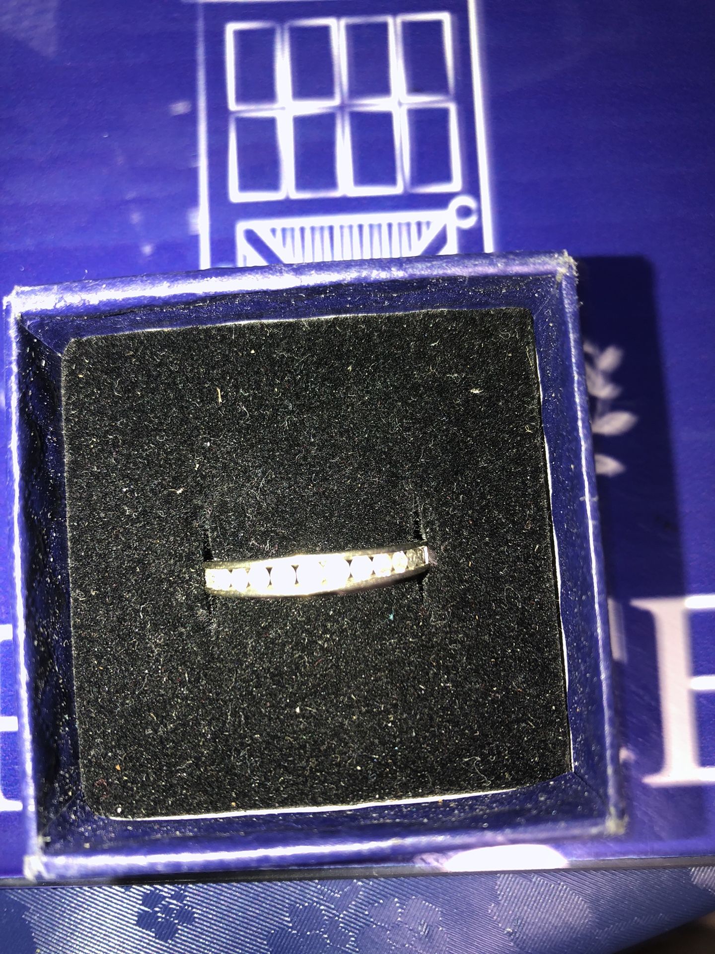 10k Women Silver Wedding Band