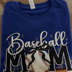 Baseball mom tshirt