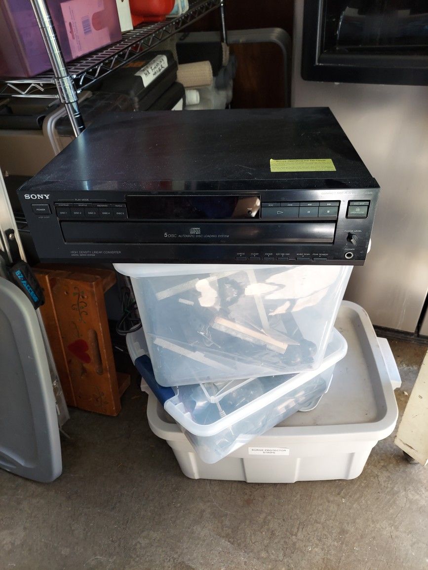 Sony 5 disc cd changer/player