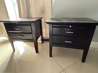 2 solid wood night stand $119
