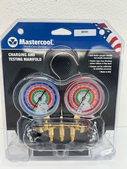 HVAC Mastercool charging & testing manifold gauges