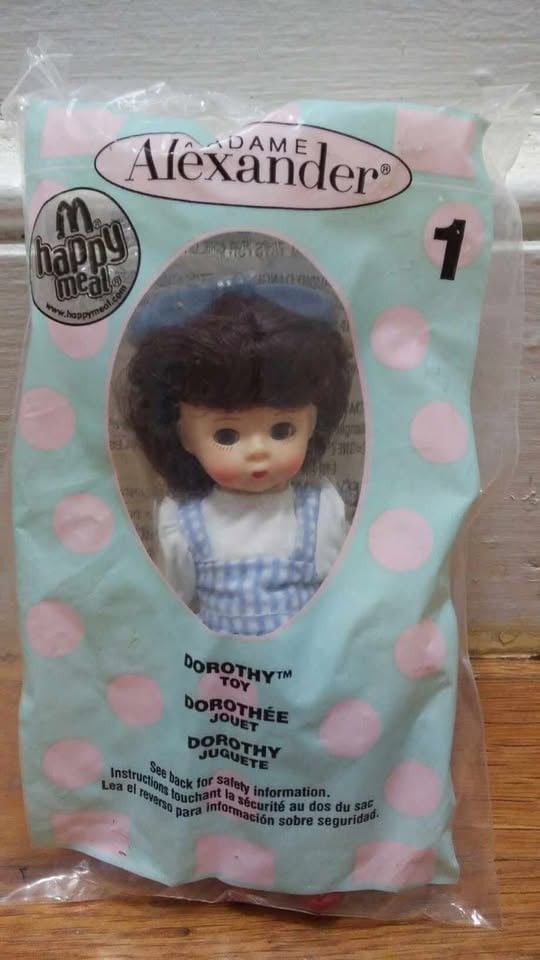 Mcdonalds Happy Meal Toys 2007 Madame Alexander Dorothy Toy Almost Fully Sealed.