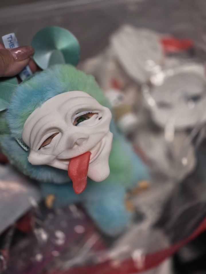 Labubu Halloween Masks 3d Printed