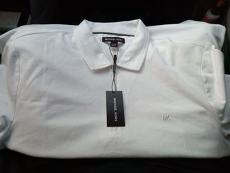 Michael Kors White Polo Shirt XL