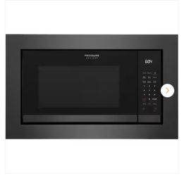 24 in. 2.2 cu ft Electric Built-In Microwave in Black Stainless Steel with Sensor Cook