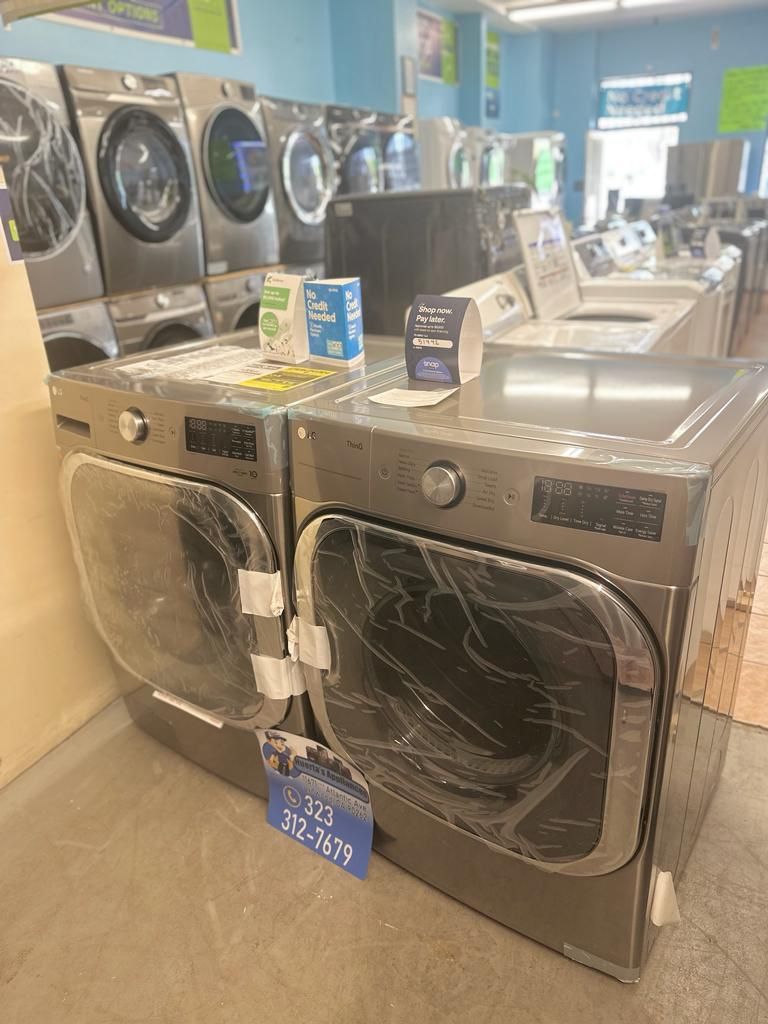LG Washer And Dryer Mega Capacity