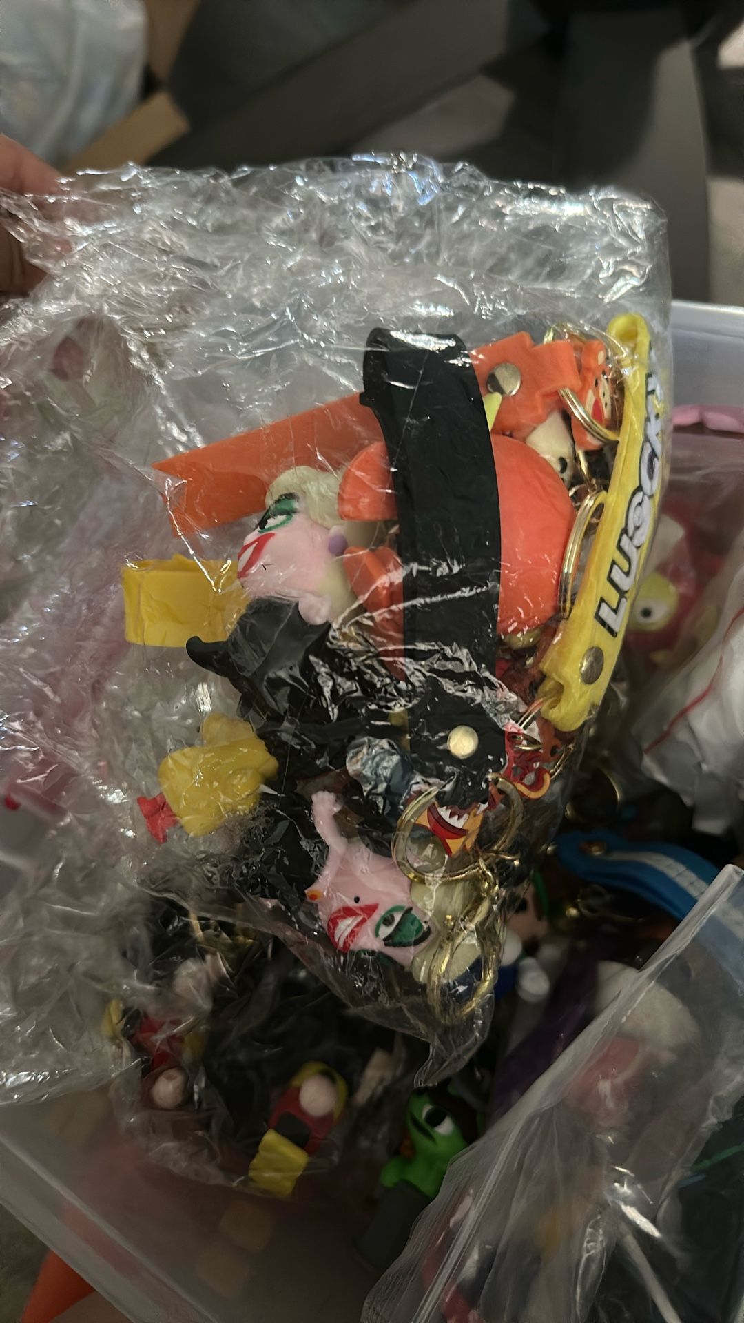 Keychains And Croc Charms Tote 