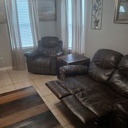 Almost New Furniture Set with End Tables