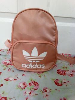 Light pink mini backpack for girls