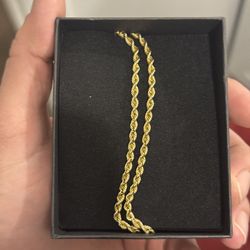 14k  gold rope chain
