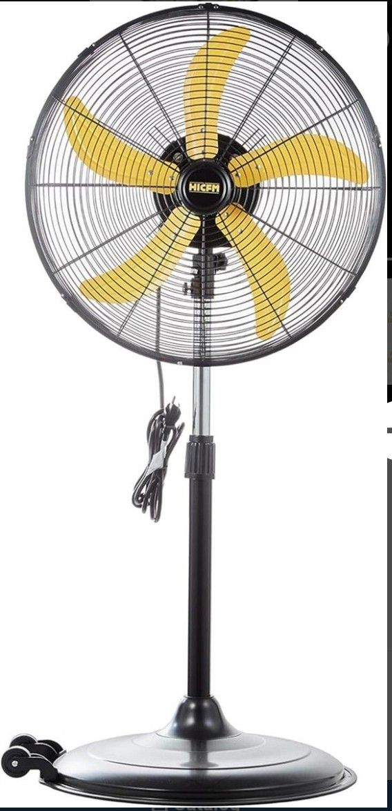 NEW - Shop FAN - 5000 CFM 20 inch High Velocity Pedestal Oscil