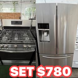 SET DE REFRIGERADOR Y ESTUFA 