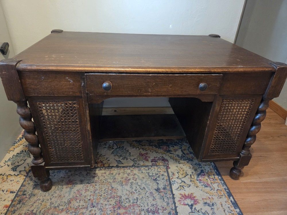 Heavy Wooden Desk
