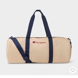 Champion Tan Canvas Duffel Bag