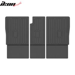 Fits 2019-2025 Audi Q3 Rear Seat Backrest Mat All Weather Protector Guard Black TPE
