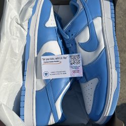 University Blue Dunk Low Size 13