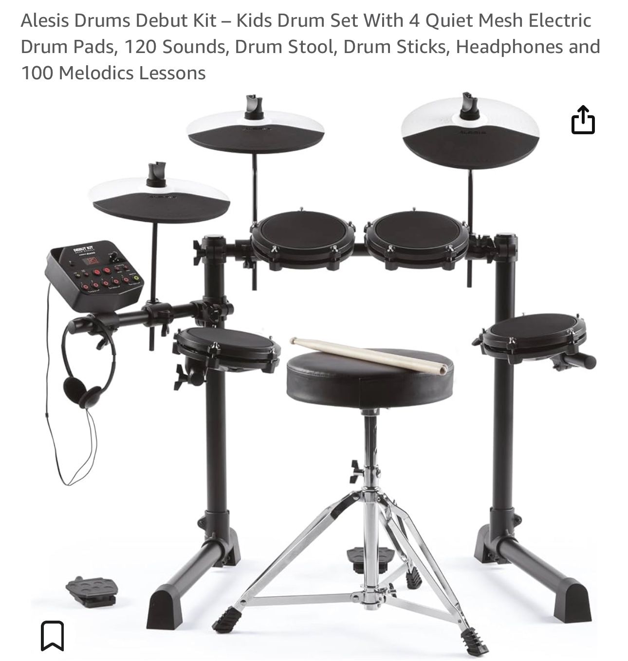 Youth Electric Drum Set 