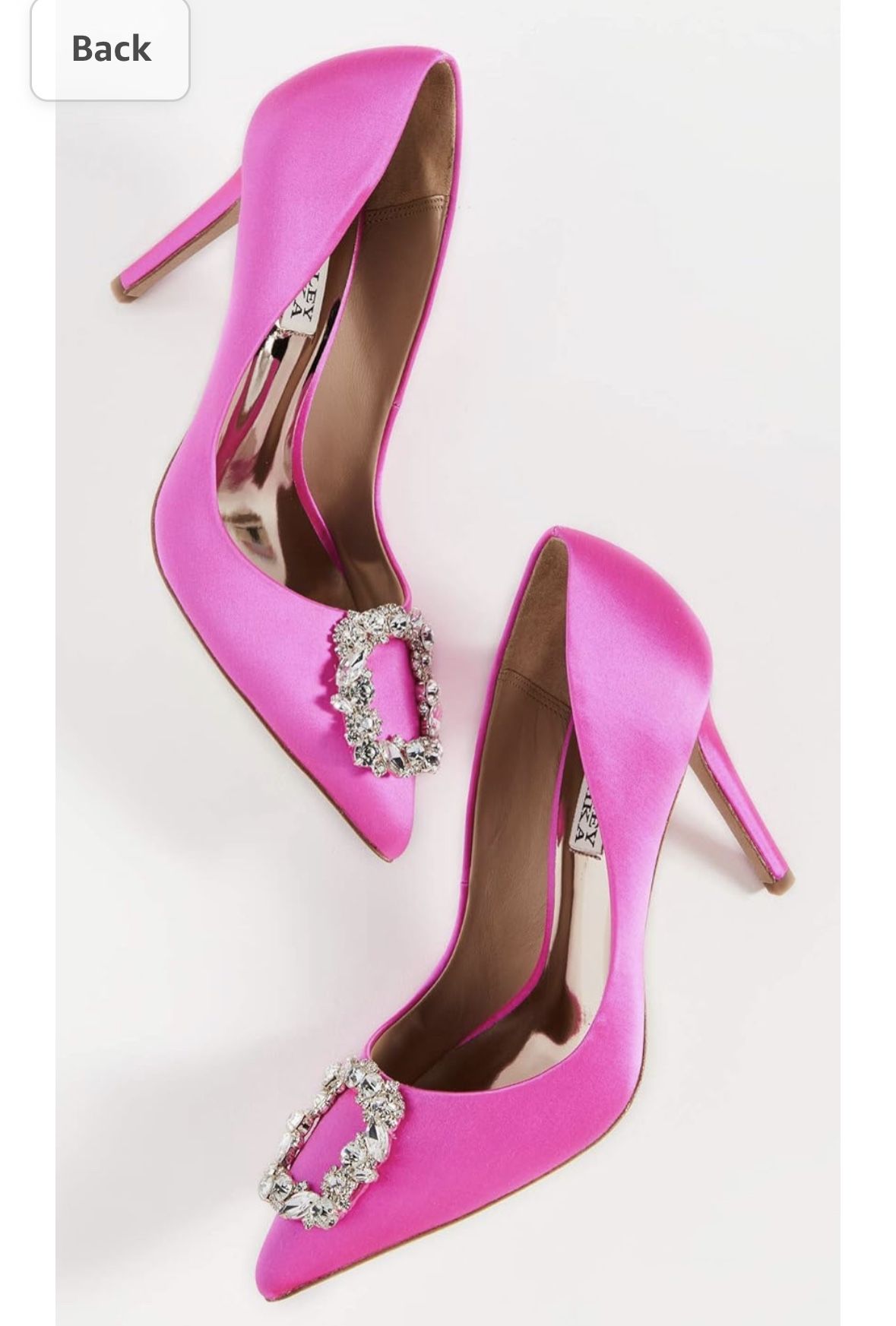 Badgley Mischka Hot Pink Pumps 