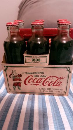 Coca-Cola Holiday Limited Edition 6-Pack Glass Bottles